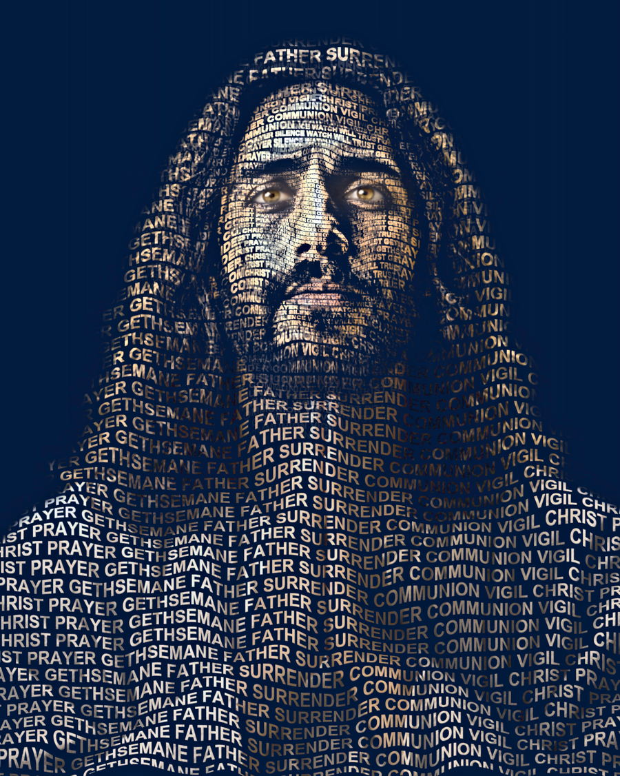Christ in Prayer &mdash; sacred word portrait