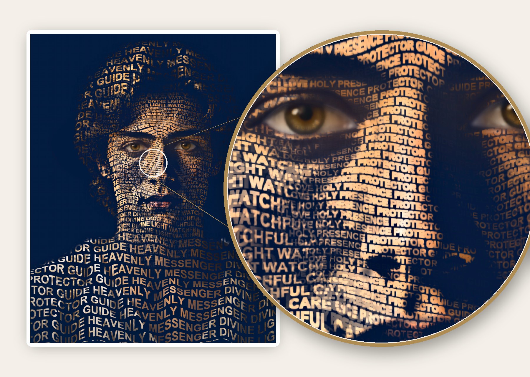 Detail &mdash; made of real words