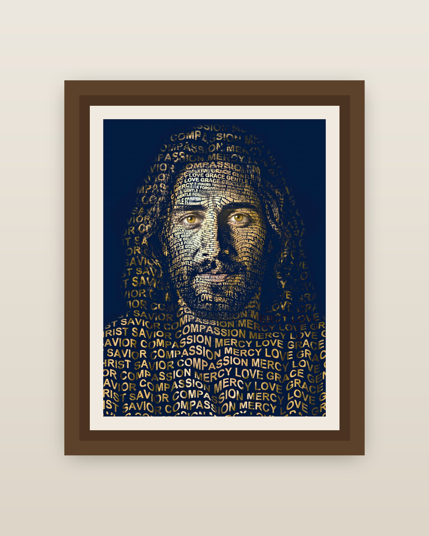 Framed on a wall