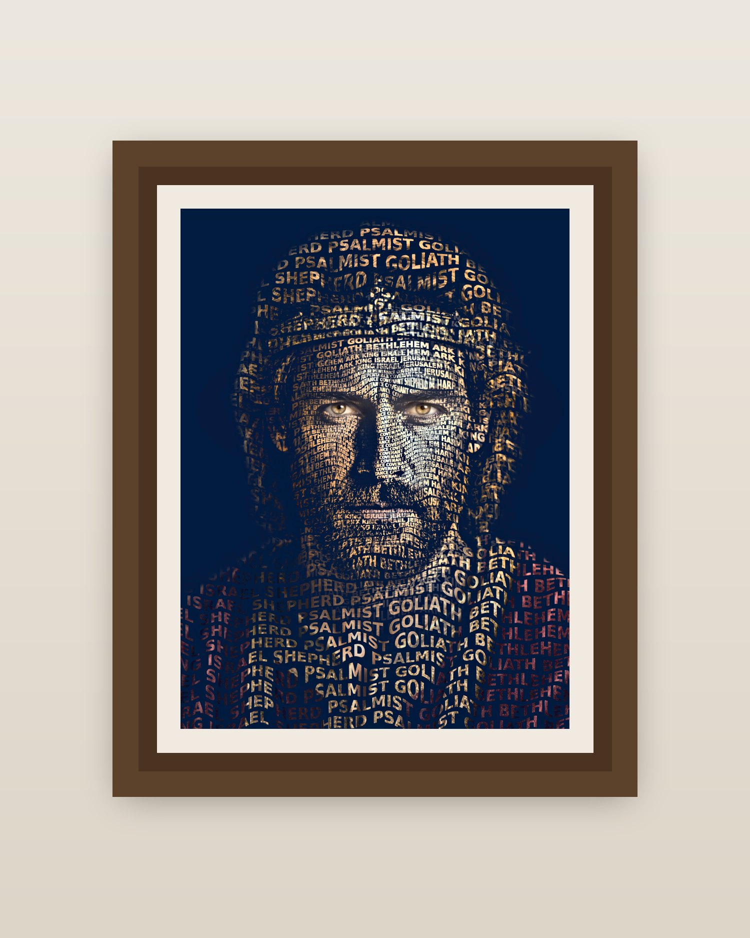 Framed on a wall