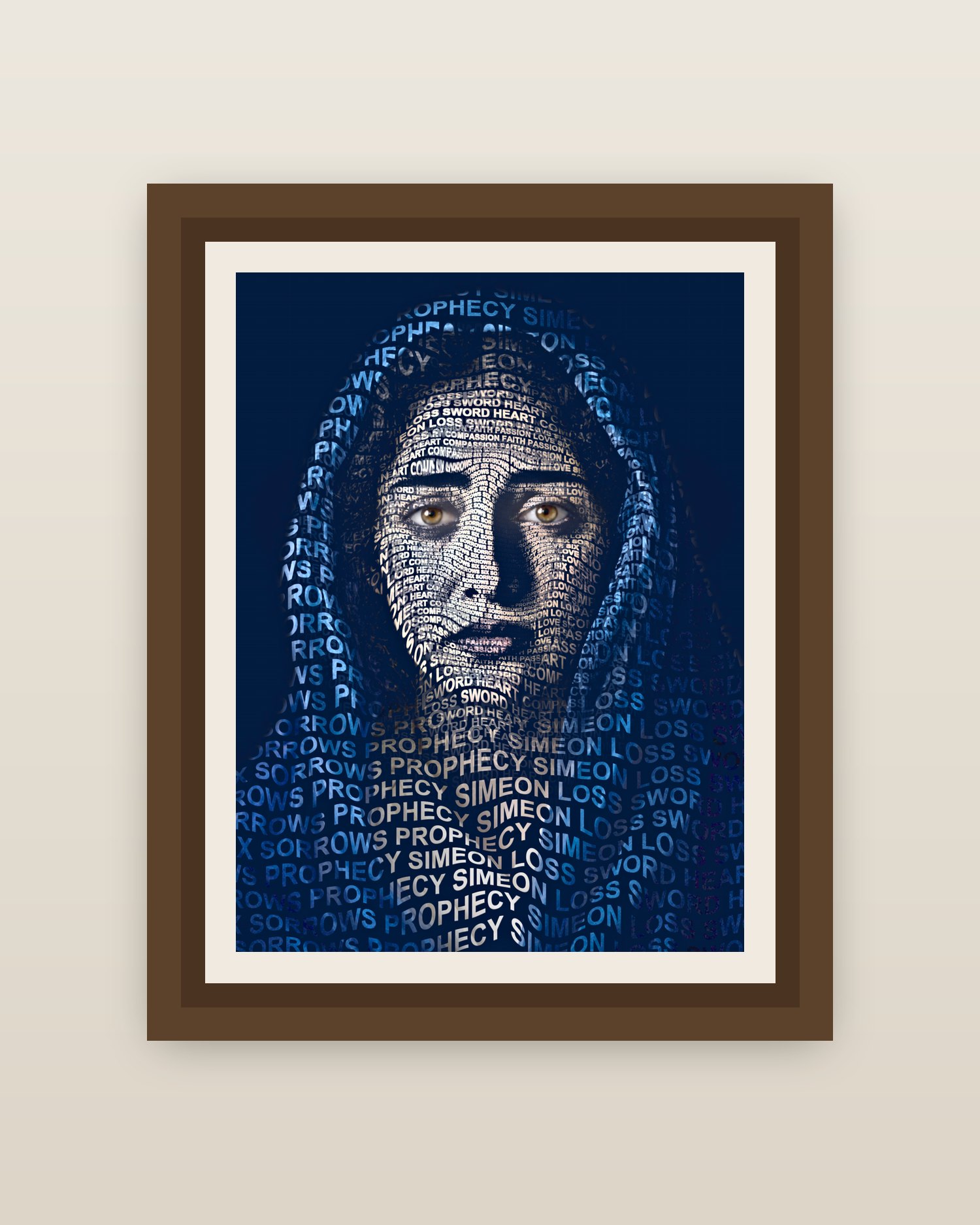 Framed on a wall