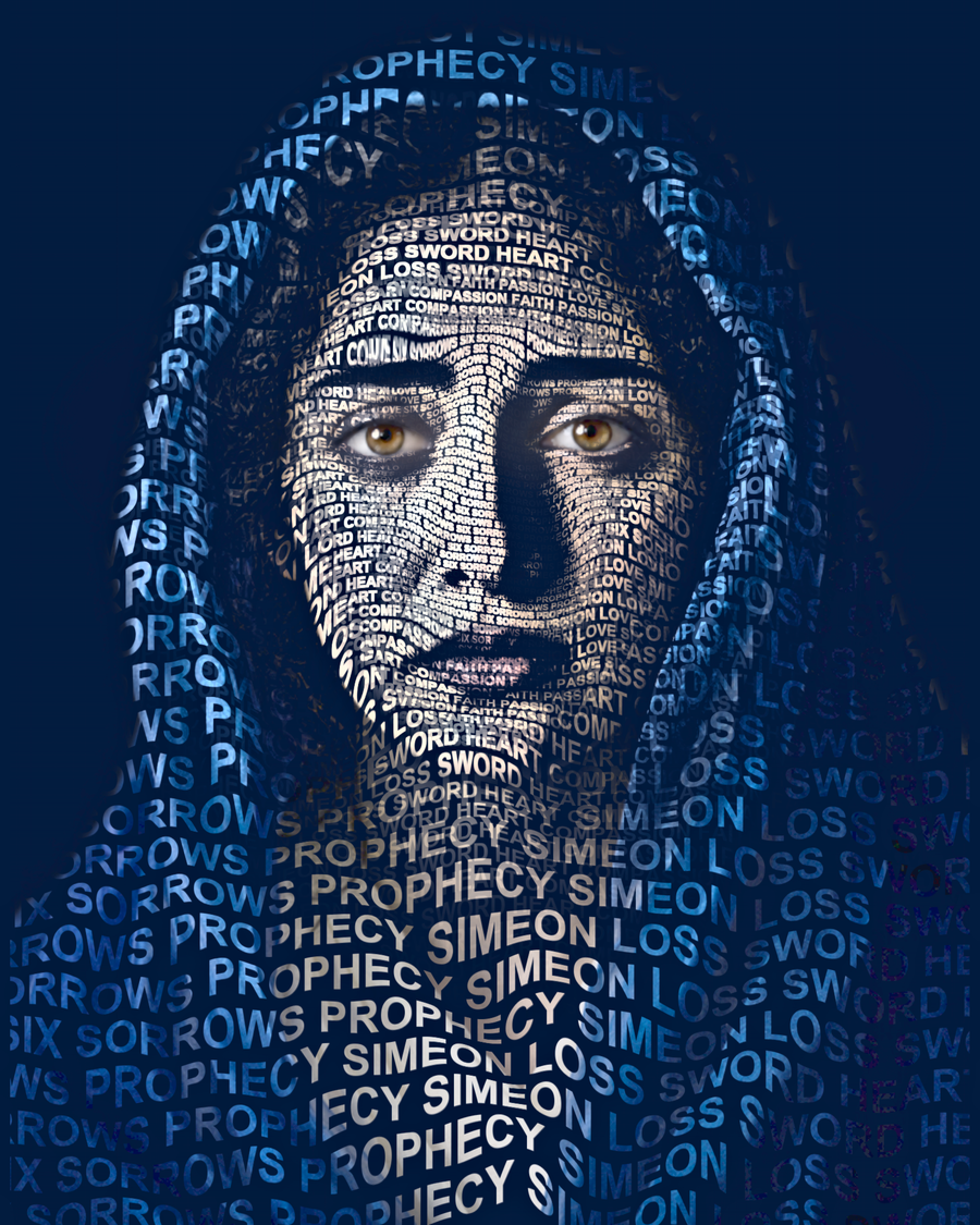 Our Lady of Sorrows &mdash; sacred word portrait