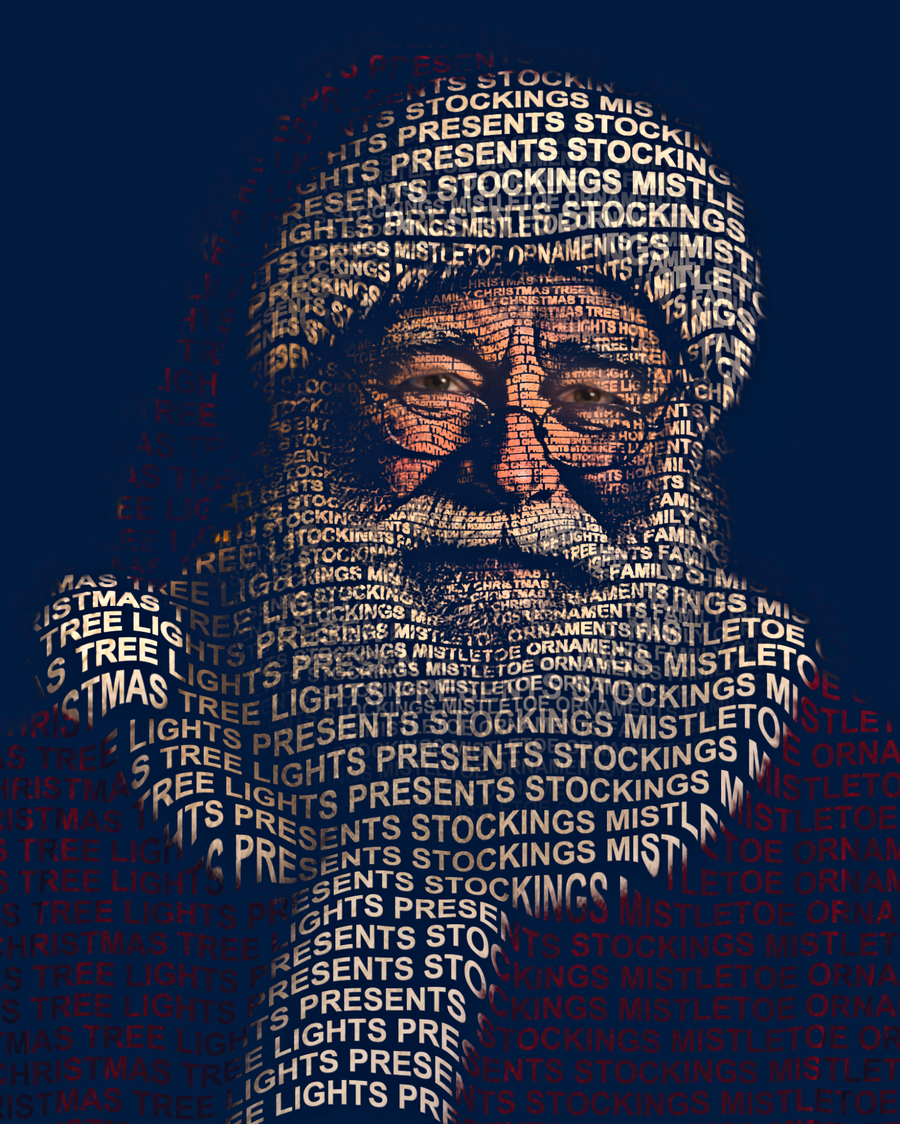 By the Christmas Tree &mdash; sacred word portrait