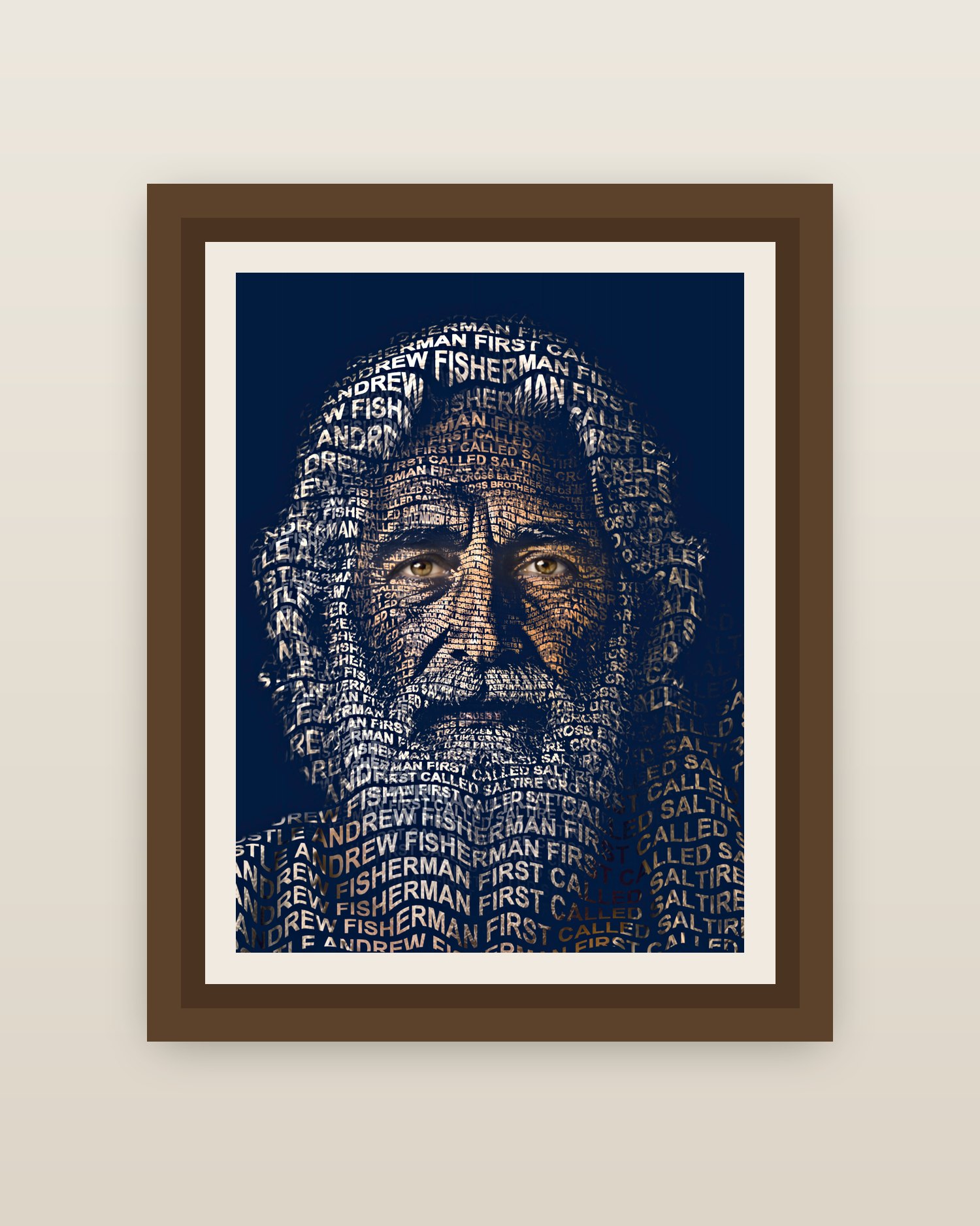 Framed on a wall