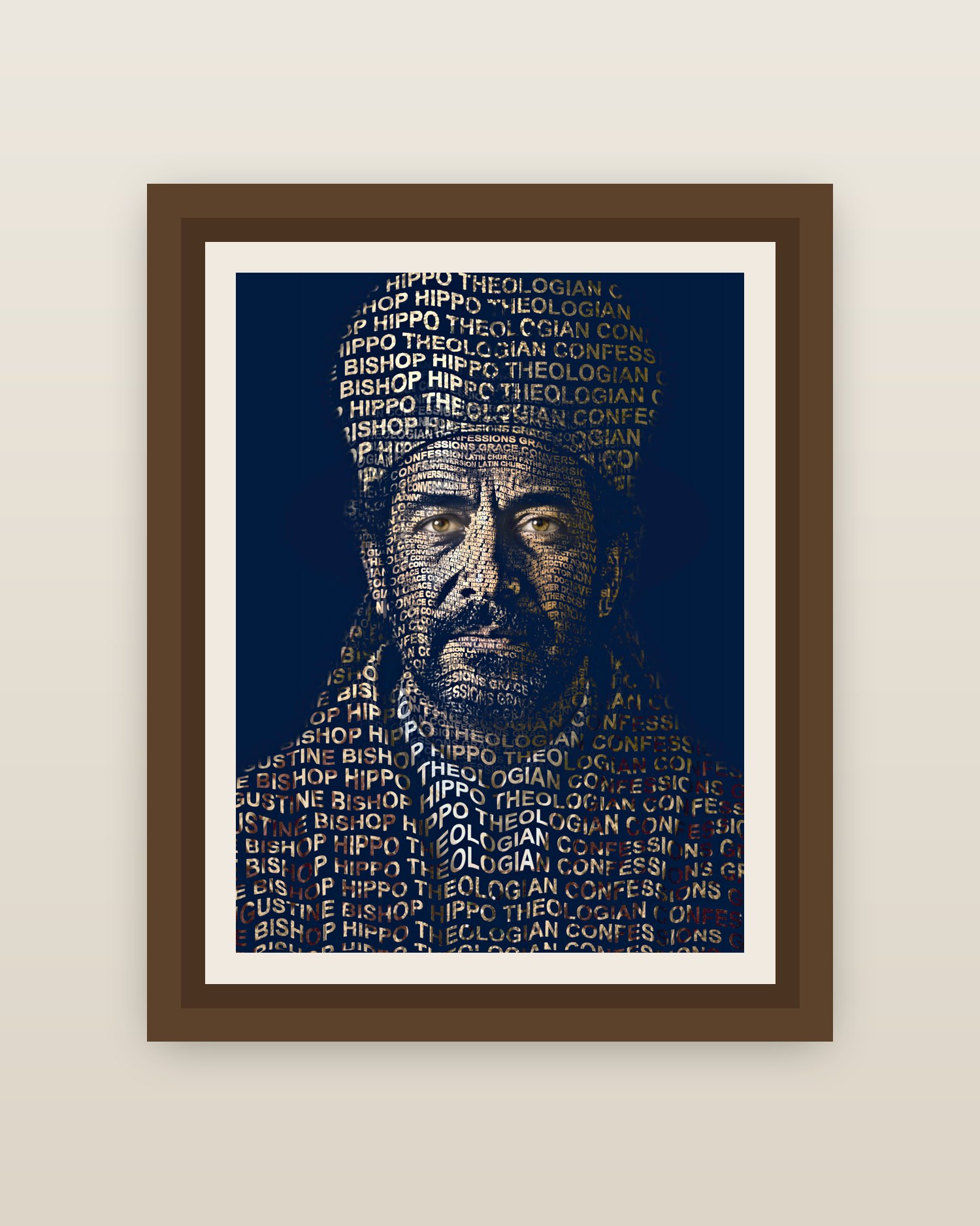 Framed on a wall