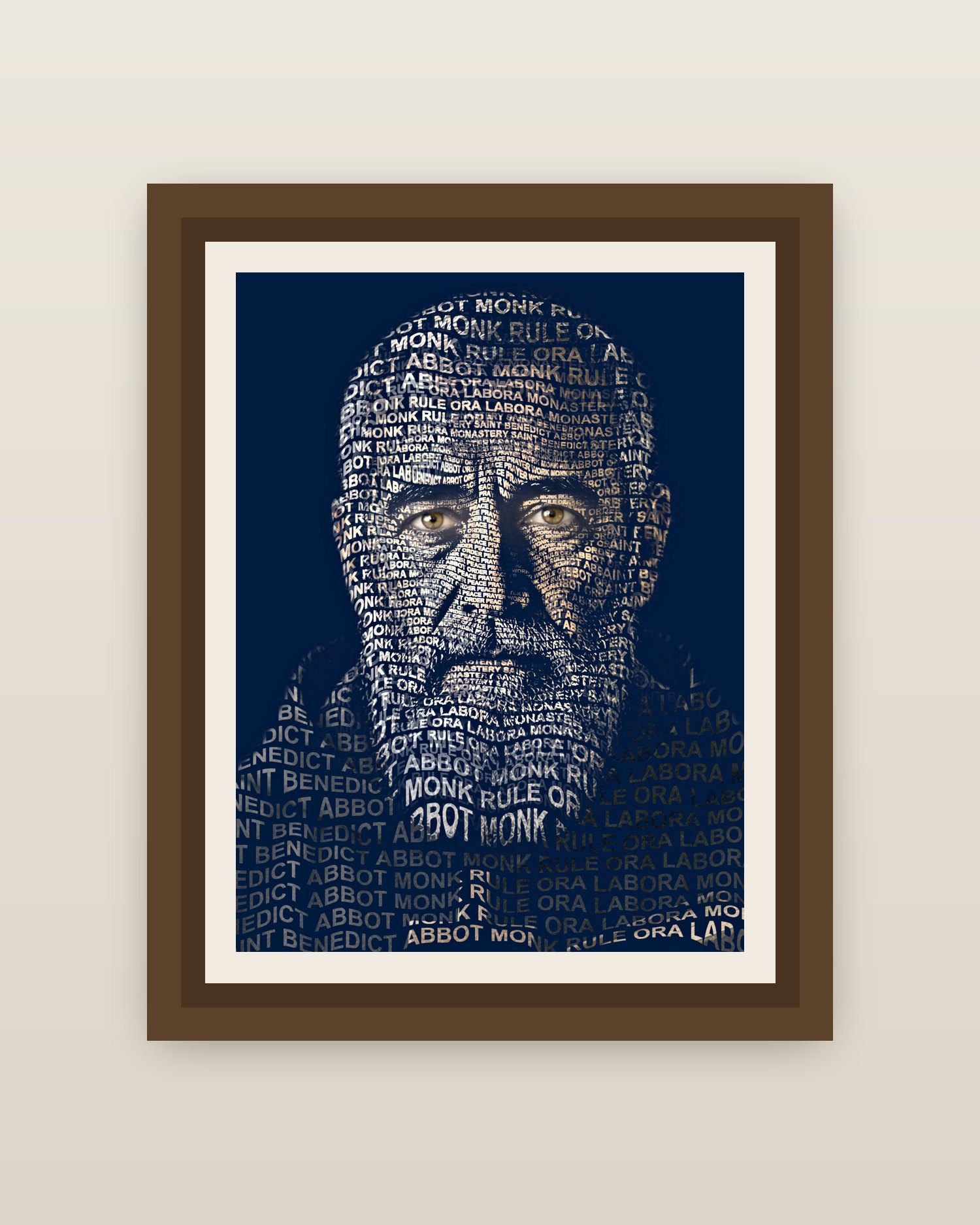 Framed on a wall