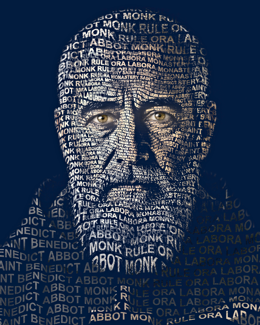 St. Benedict — sacred word portrait