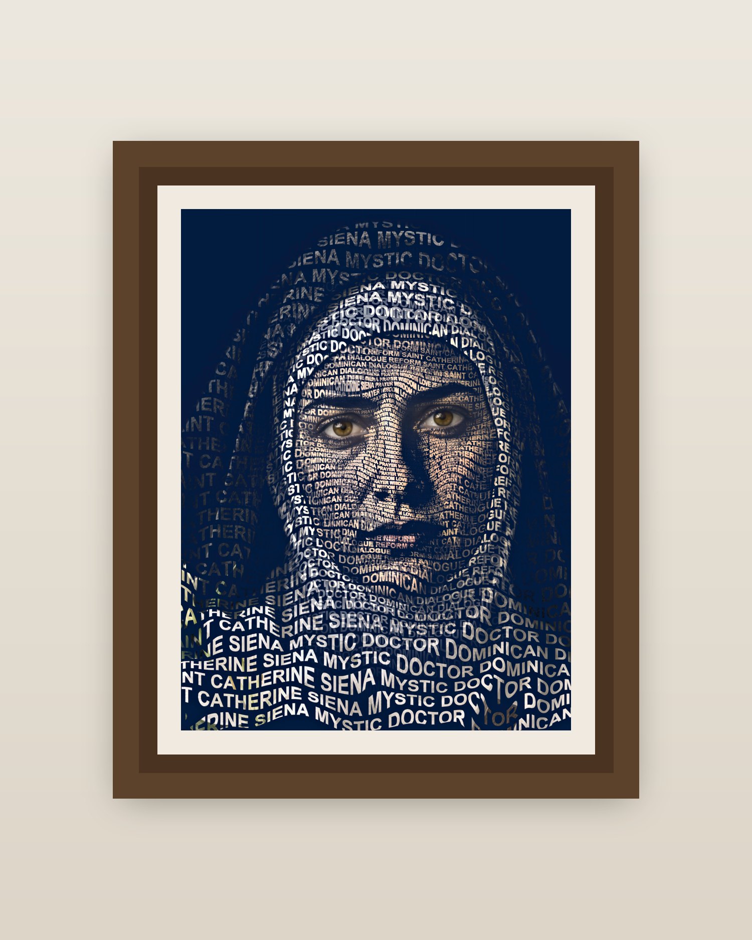 Framed on a wall