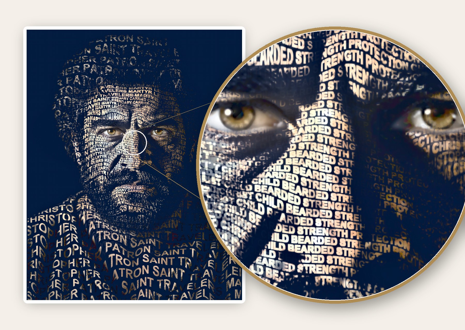 Detail &mdash; made of real words