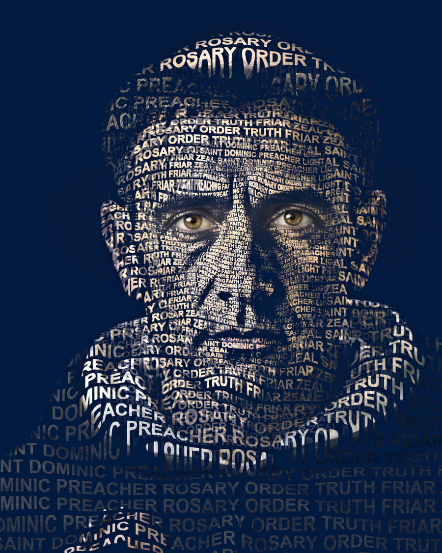 St. Dominic &mdash; sacred word portrait