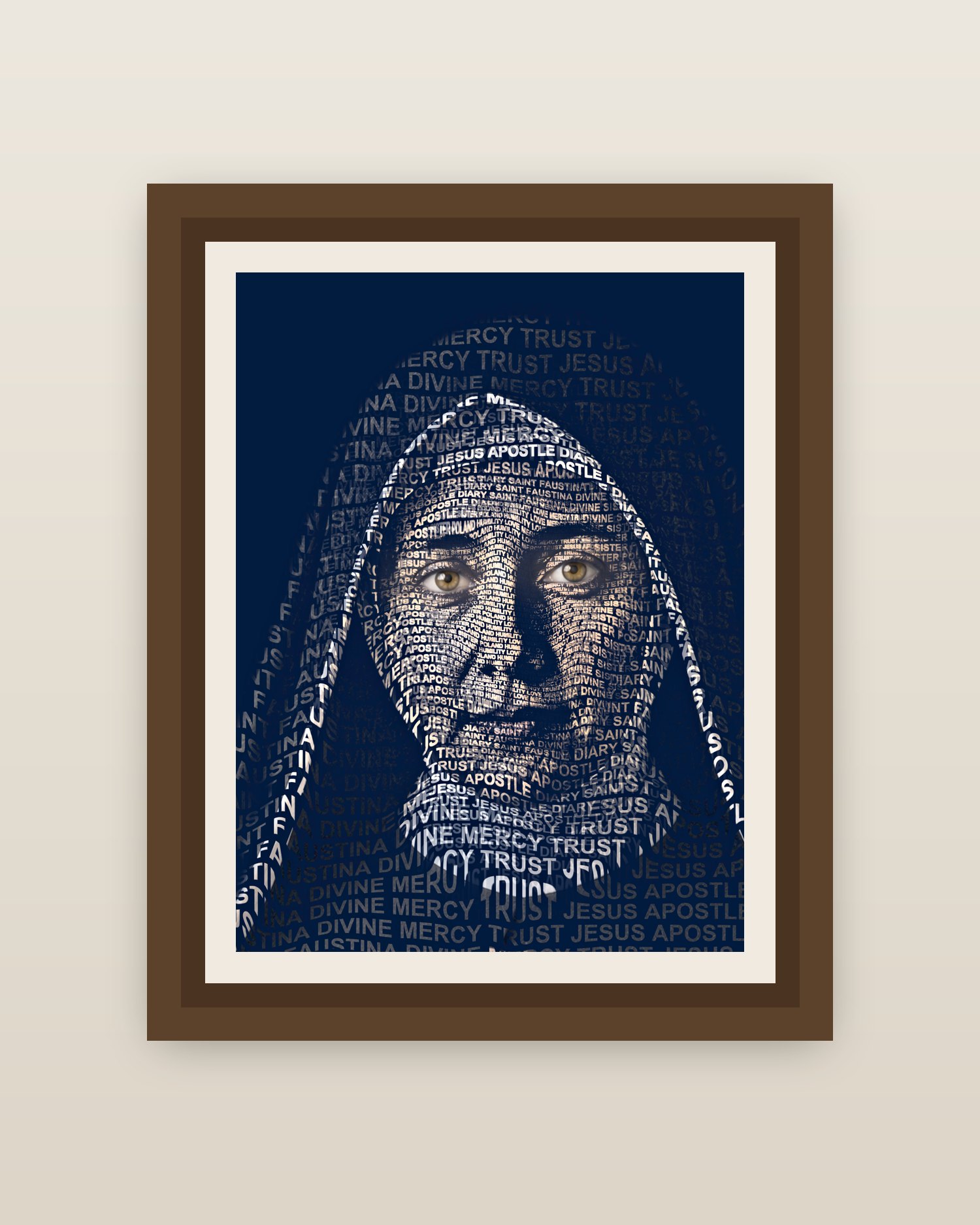 Framed on a wall