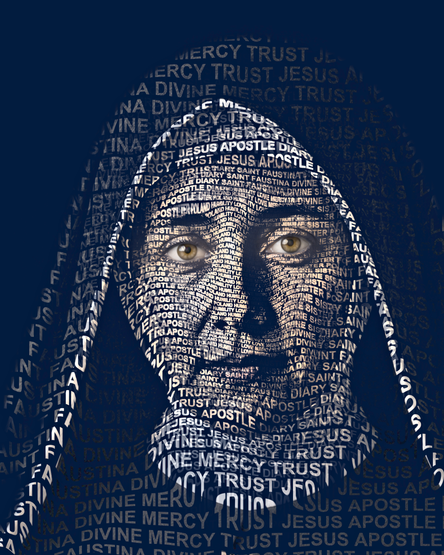St. Faustina — sacred word portrait