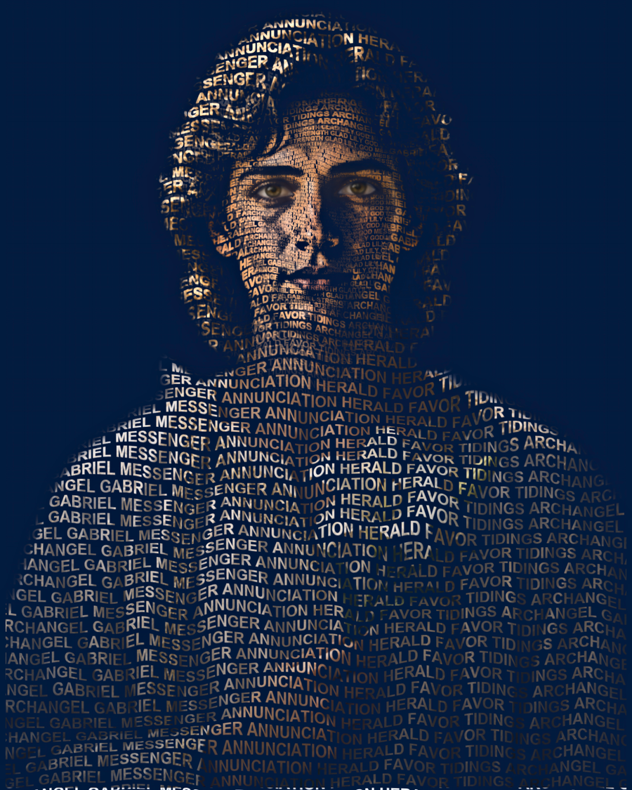 St. Gabriel the Archangel — sacred word portrait