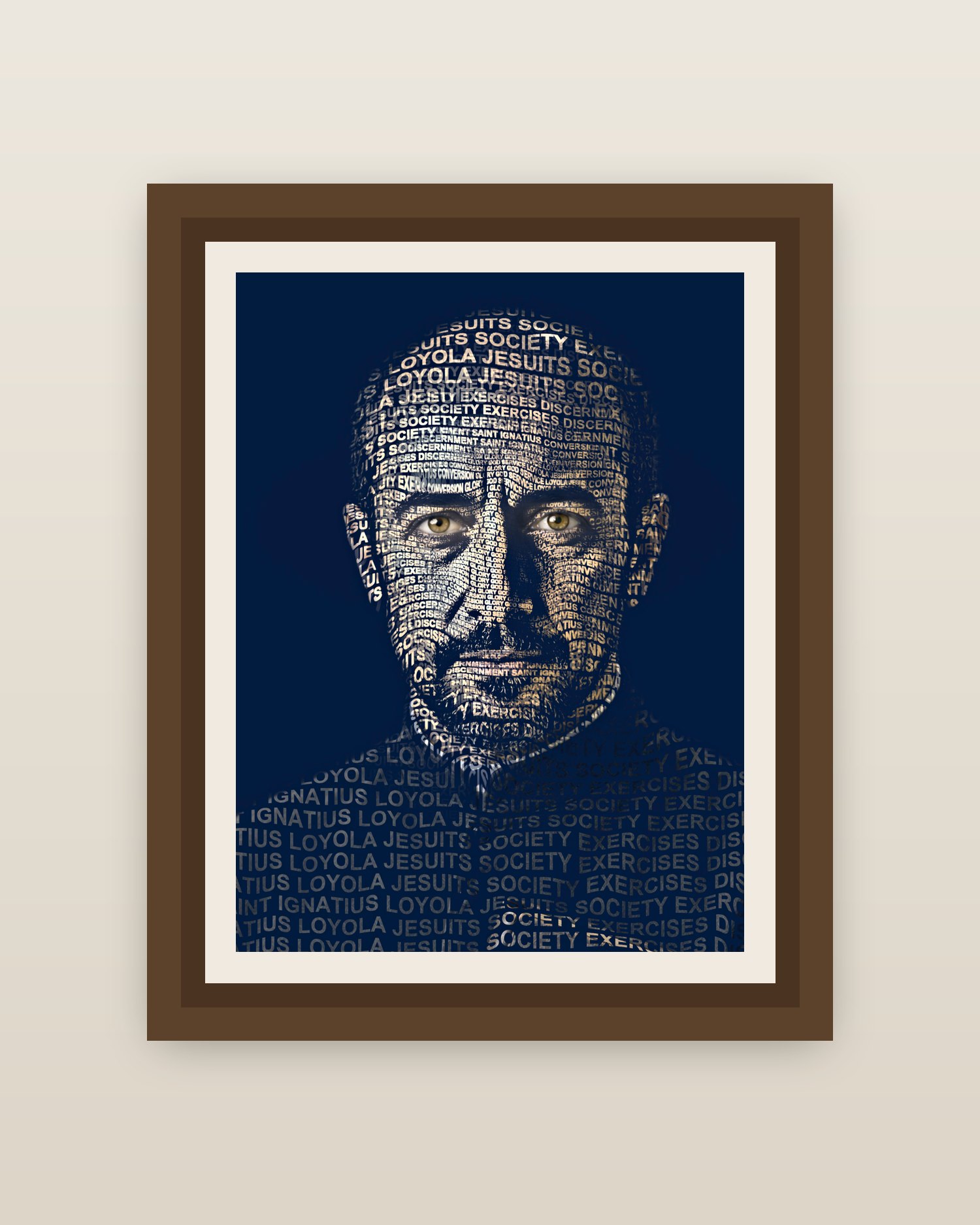 Framed on a wall