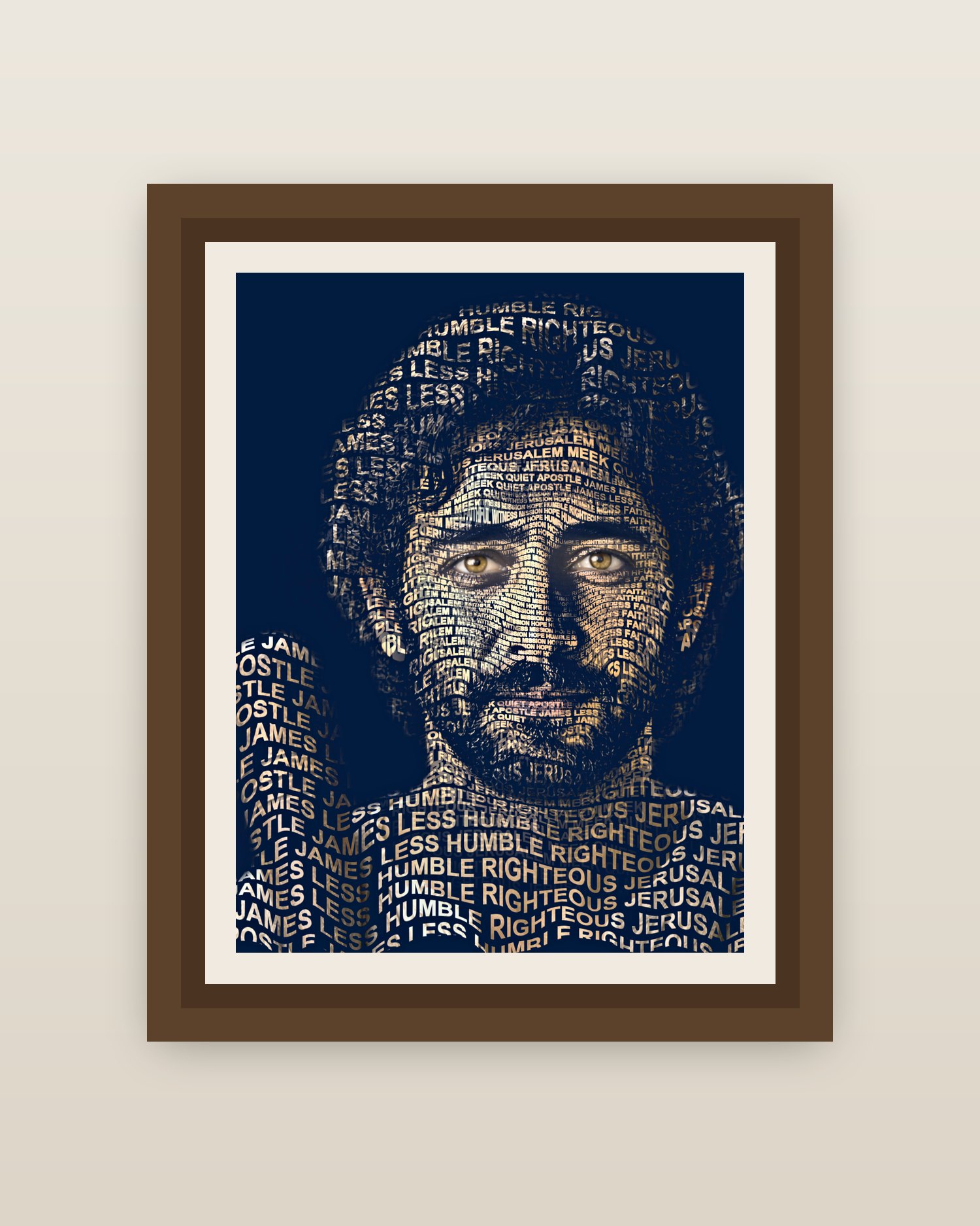 Framed on a wall