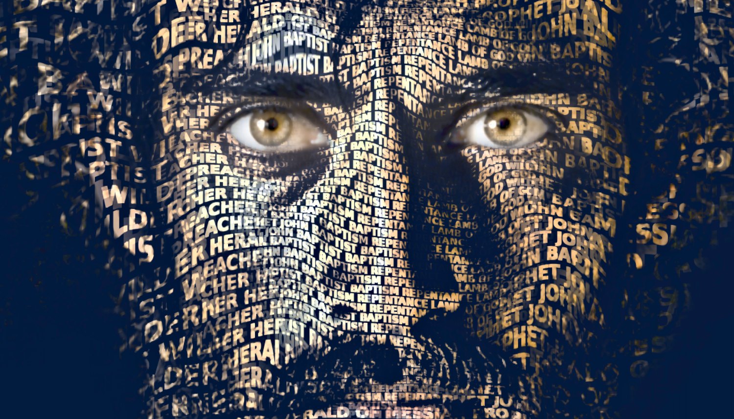 Close-up of the words