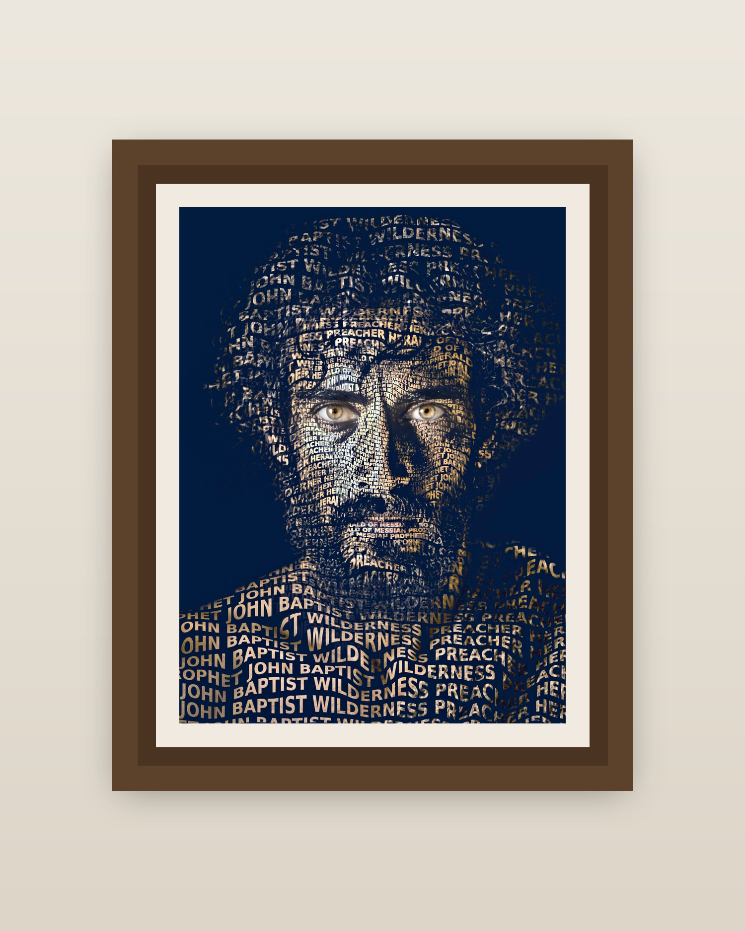 Framed on a wall