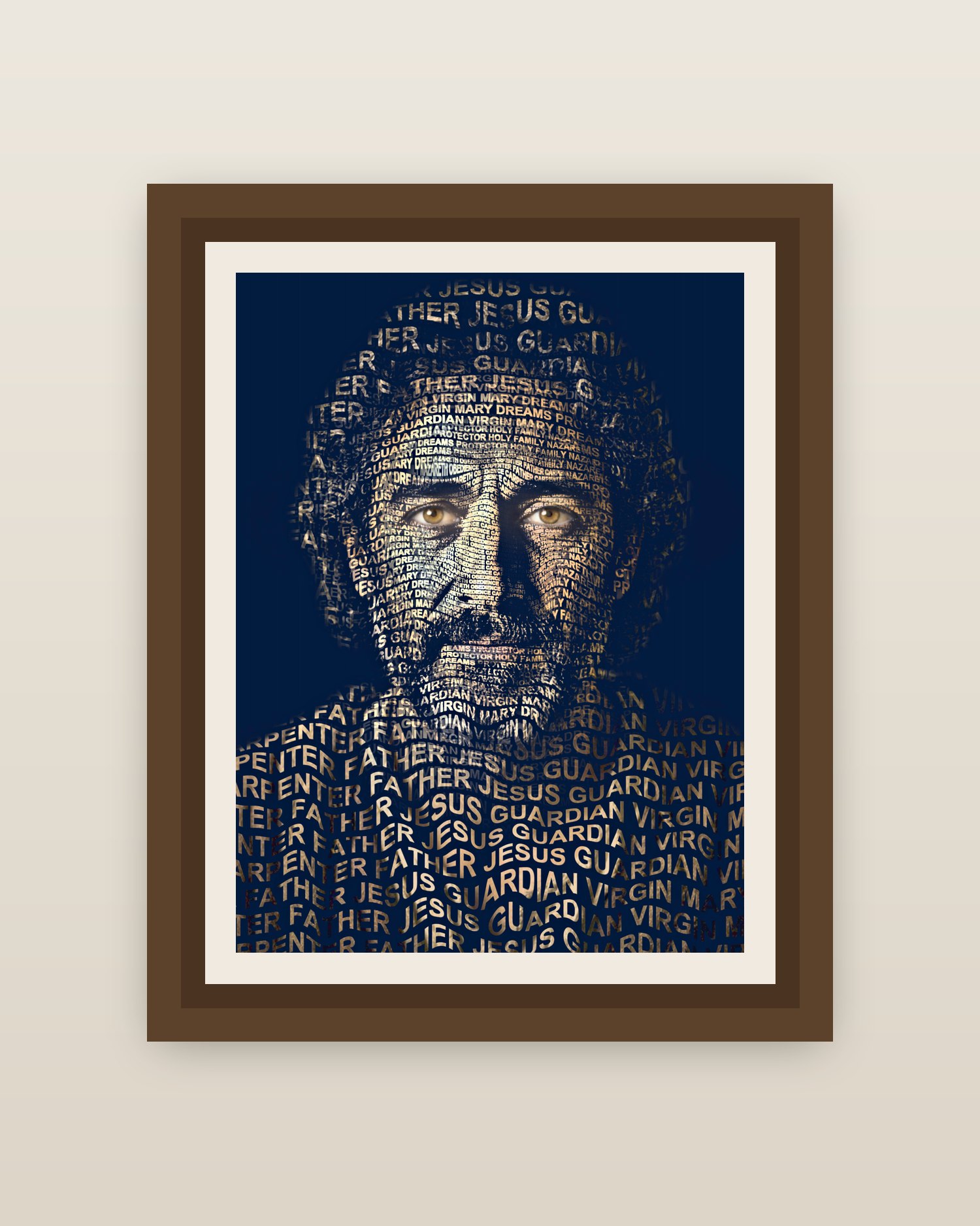 Framed on a wall