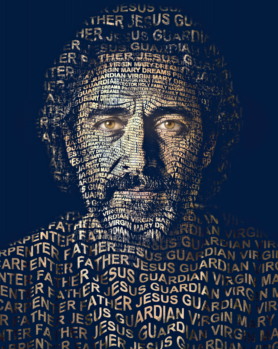 St. Joseph &mdash; sacred word portrait