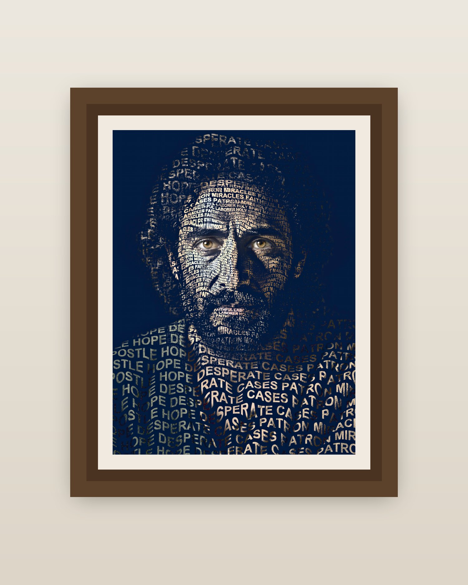 Framed on a wall