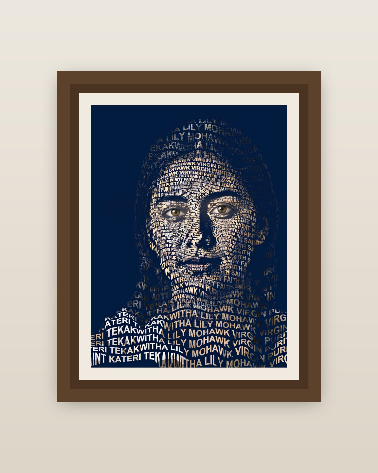 Framed on a wall