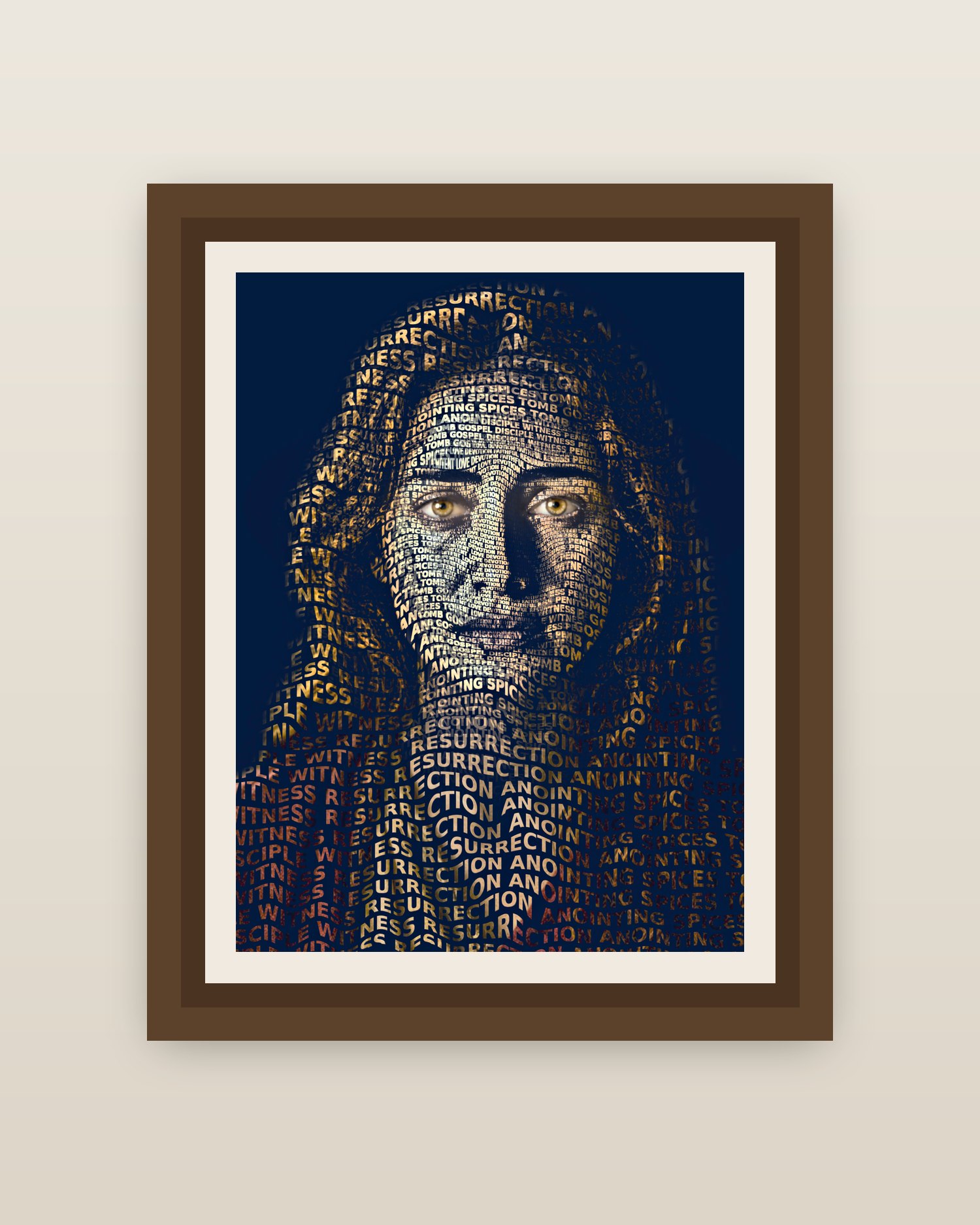 Framed on a wall
