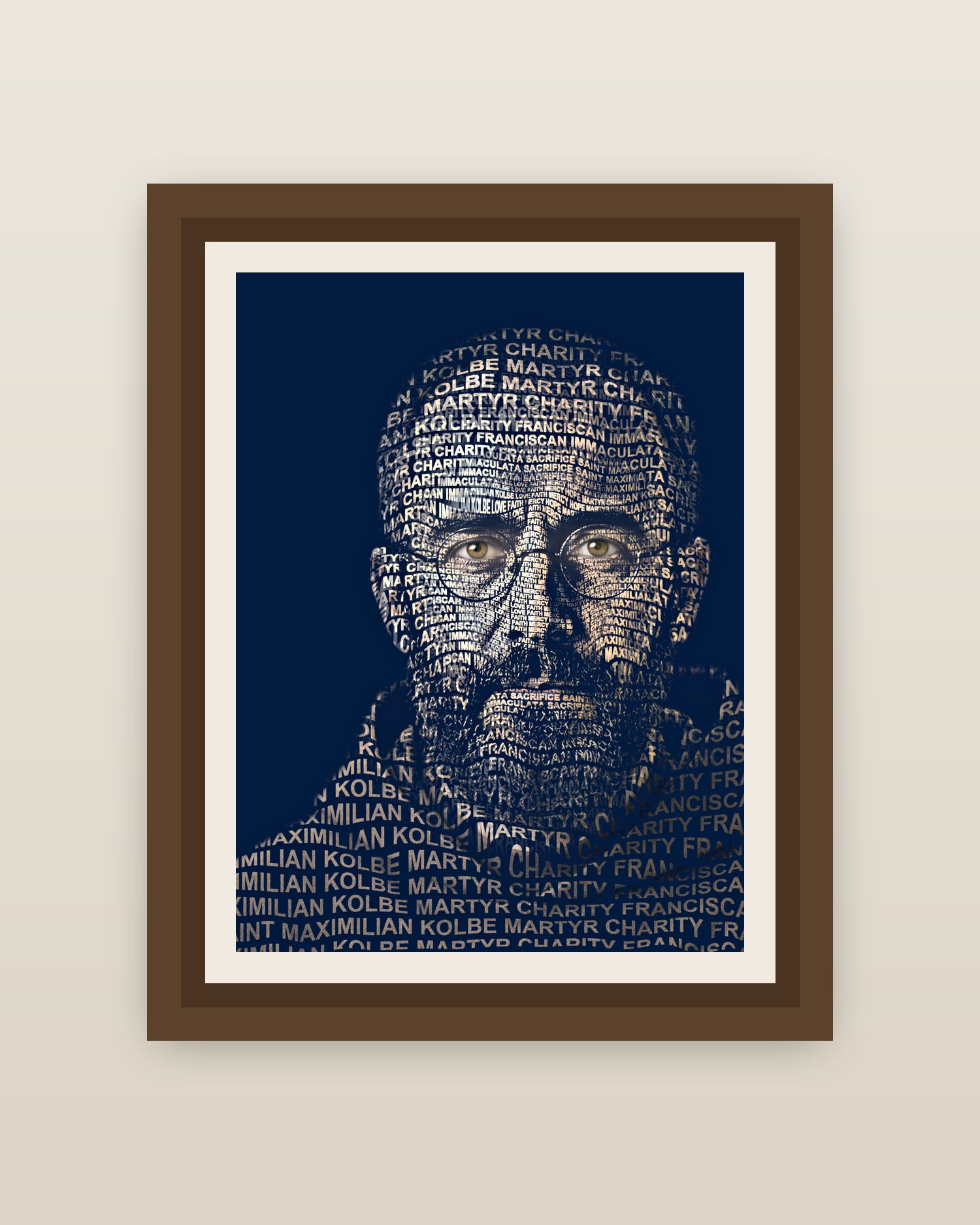 Framed on a wall