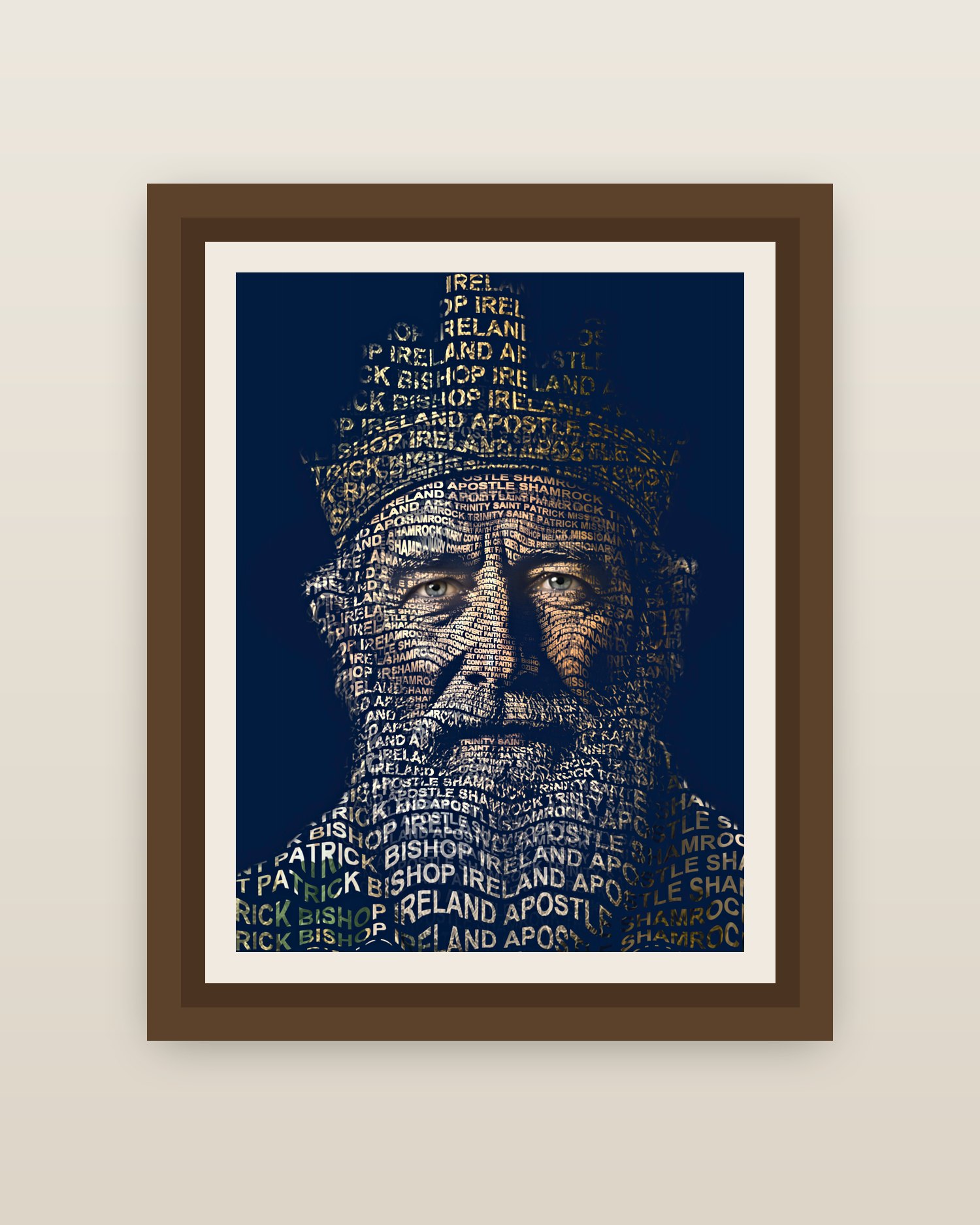 Framed on a wall