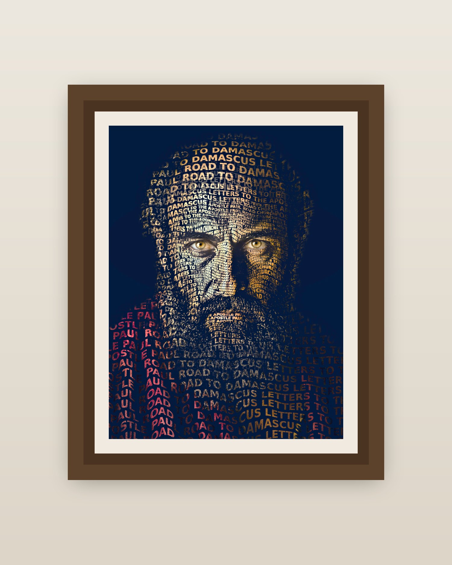 Framed on a wall