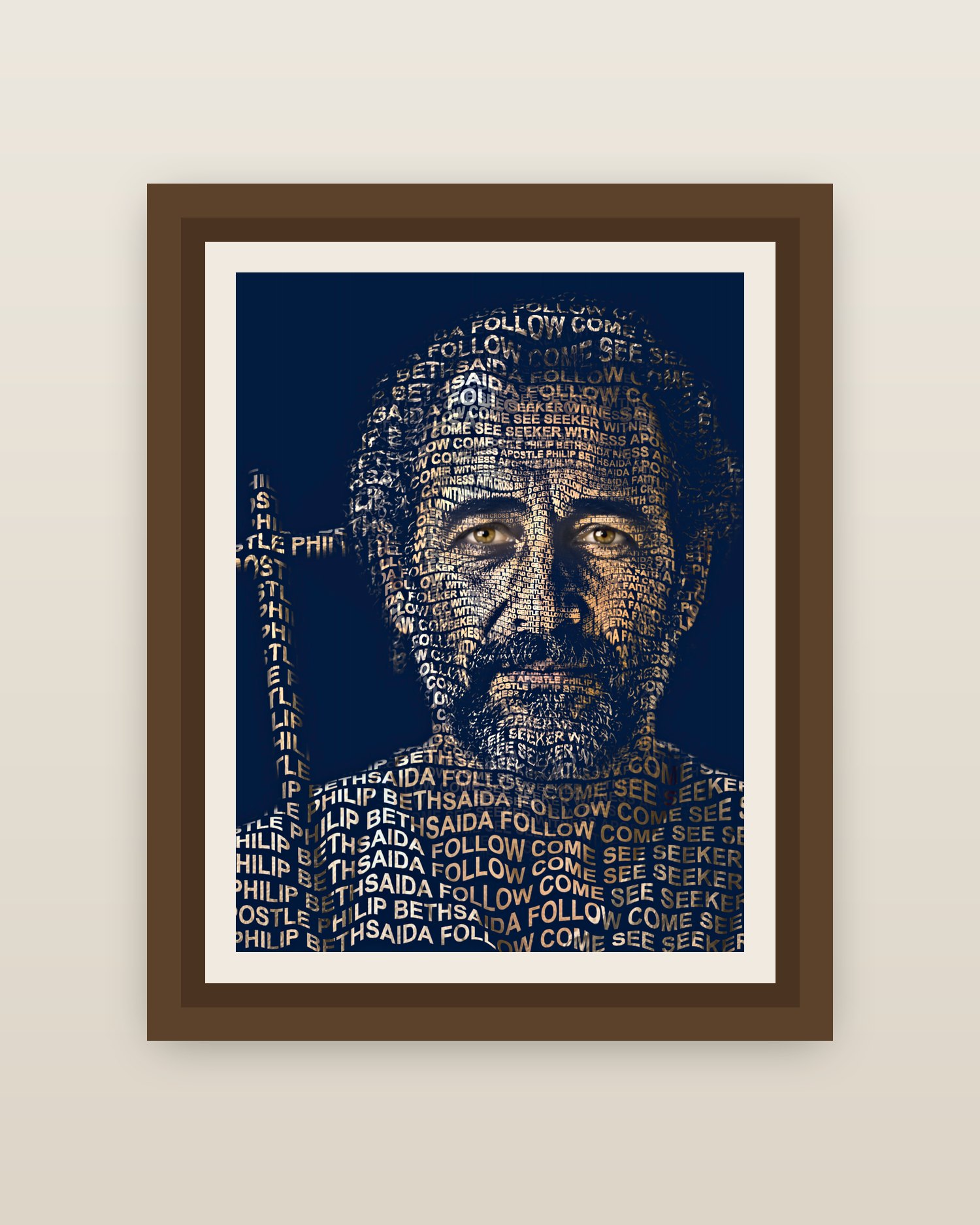 Framed on a wall