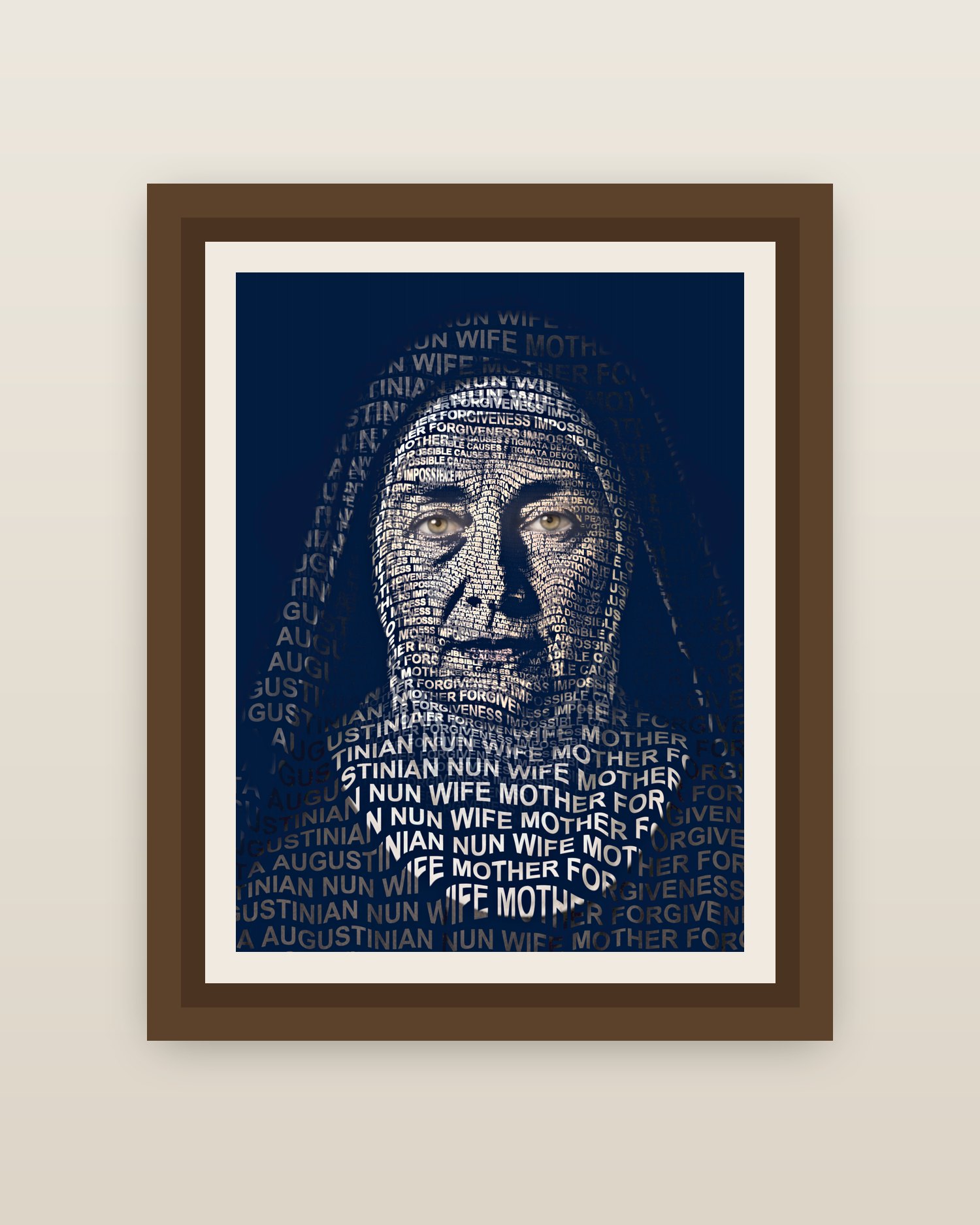 Framed on a wall