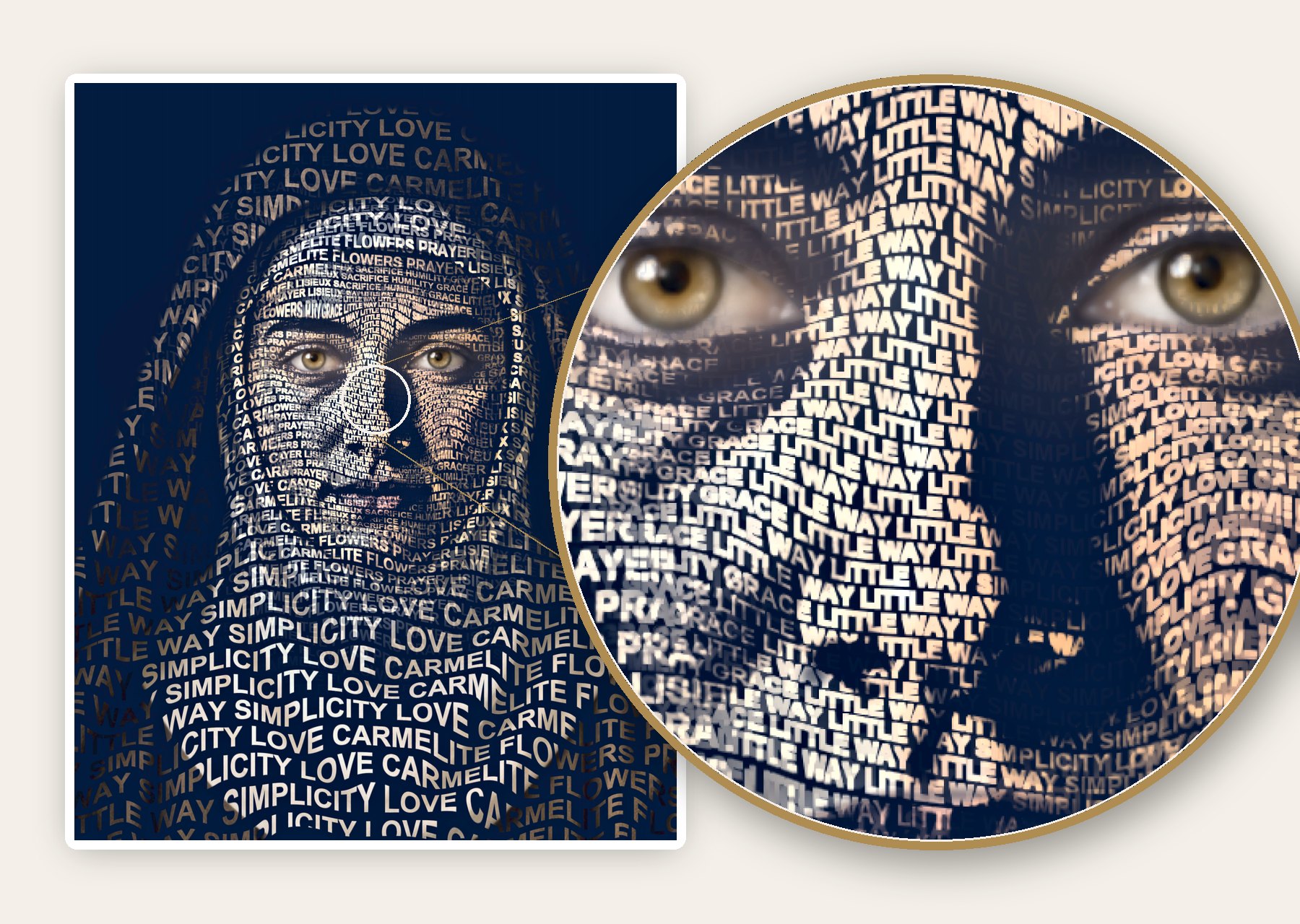 Detail &mdash; made of real words